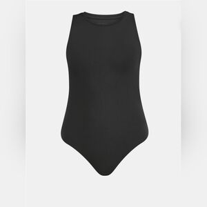 Time and Tru NEW Black High Neck Smoothing Bodysuit Plus Size XXL 20 Sleeveless